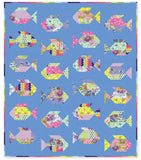 PRE-ORDER Fish Quilt Kit featuring Floral Reef