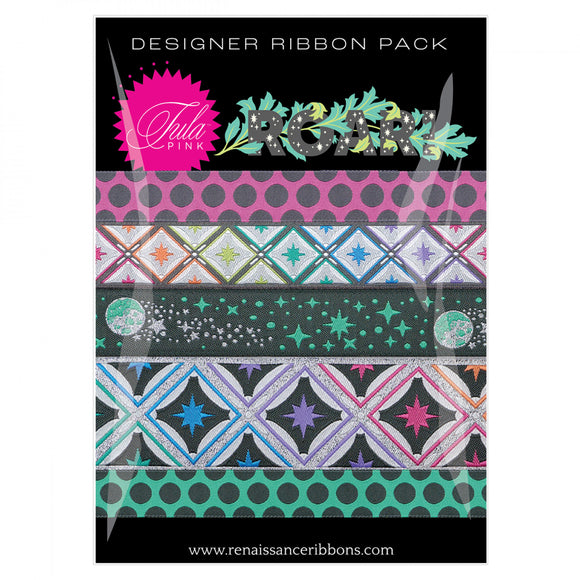 ROAR! Tula Pink Storm Ribbon Pack