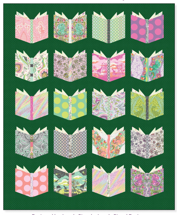 Book Nerd Lilypad Quilt Kit featuring Roar