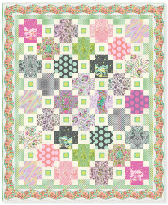 Jurassic Party Quilt Kit featuring Roar