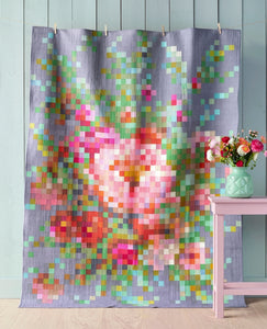 Flower Bouquet Embroidery Quilt Kit