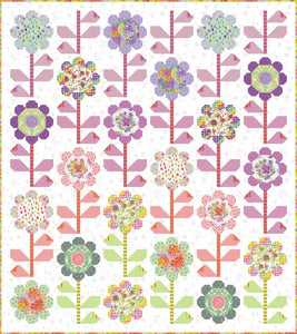 Blooming Bouquet Light Quilt Kit featuring Untamed