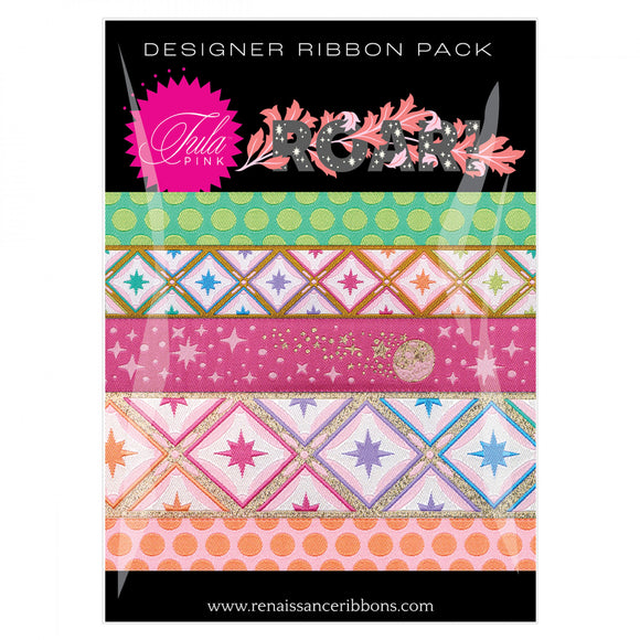 ROAR! Tula Pink Blush Ribbon Pack