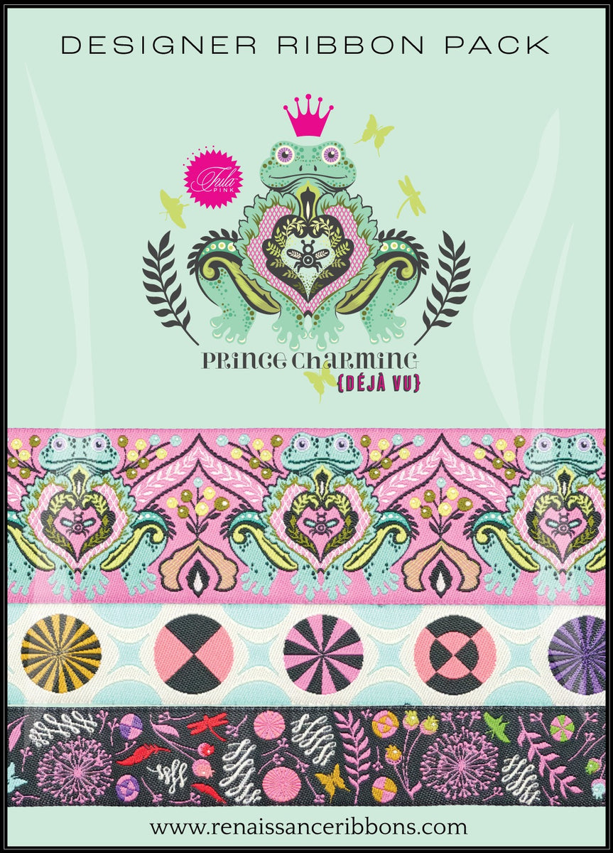 PRE-ORDER Prince Charming Deja Vu Ribbon Pack – Strawberry Quiltcake
