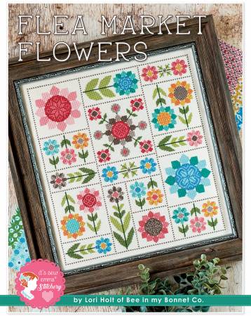 Flea Market Flowers Cross Stitch Kit