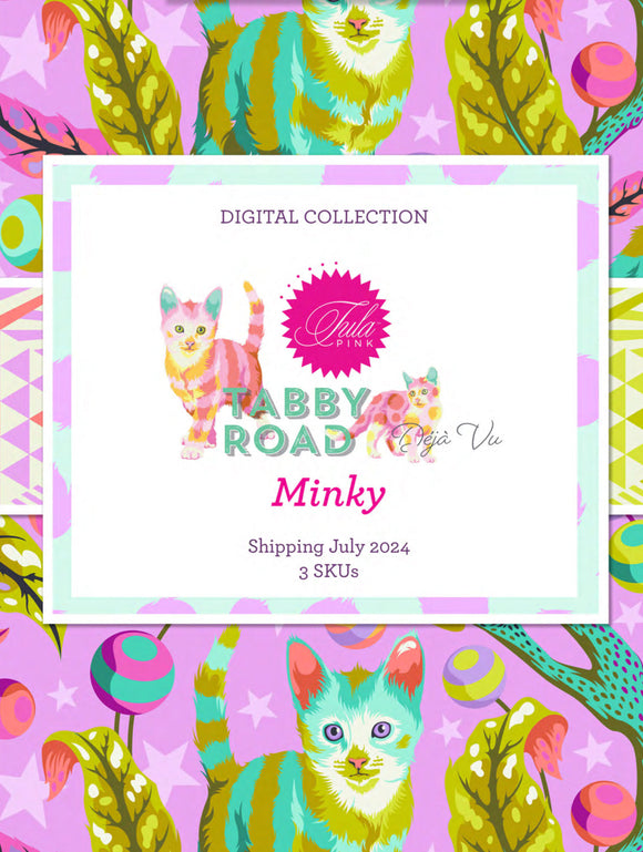Tabby Road Deja Vu Minky Full Yard Bundle
