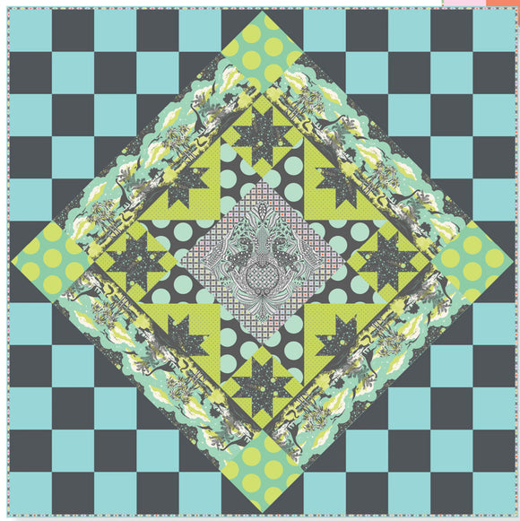 Aster Seabreeze Quilt Kit featuring Roar
