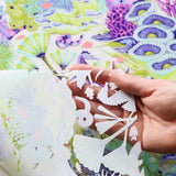 Tula Pink Floral Reef Collection Reef What You Sew Vinyl 1/2 Yard Cut (Preorder)