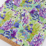 Tula Pink Floral Reef Collection Reef What You Sew Vinyl 1/2 Yard Cut (Preorder)