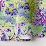 Tula Pink Floral Reef Collection Reef What You Sew Vinyl 1/2 Yard Cut (Preorder)