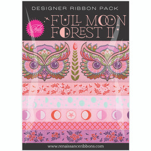 Full Moon Forest II Tula Pink 50th Collection Ribbon Pack in Honey