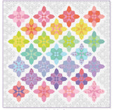 Forget Me Nots Quilt Kit featuring New True Colors