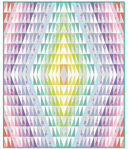 Tripping Out Quilt Kit featuring New True Colors