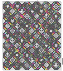 PRE-ORDER Crossroads Quilt Kit featuring Graywork