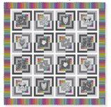 PRE-ORDER Cool Vibrations Quilt Kit featuring Graywork