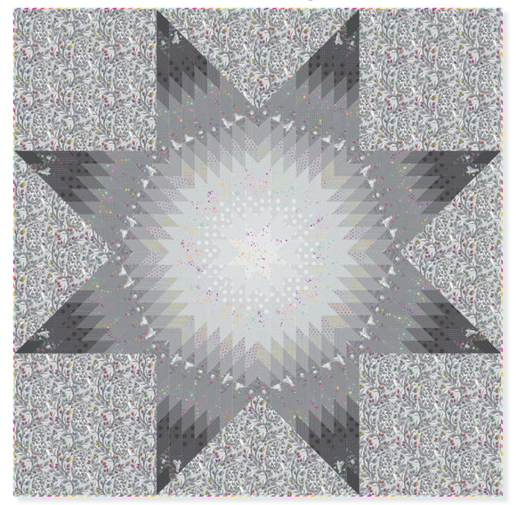 PRE-ORDER Shadow Star Quilt Kit featuring Graywork