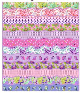 PRE-ORDER High Tide Quilt Kit featuring Floral Reef