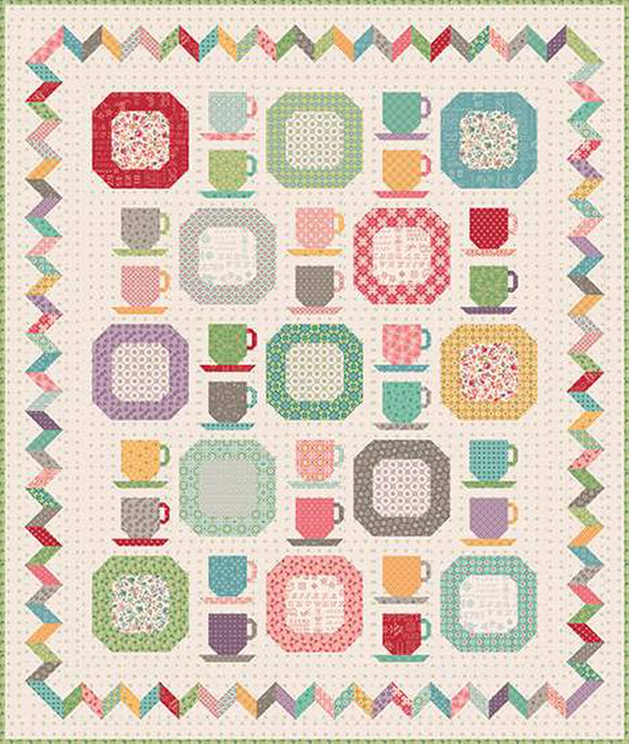 Vintage Dishes Quilt Kit by Lori Holt