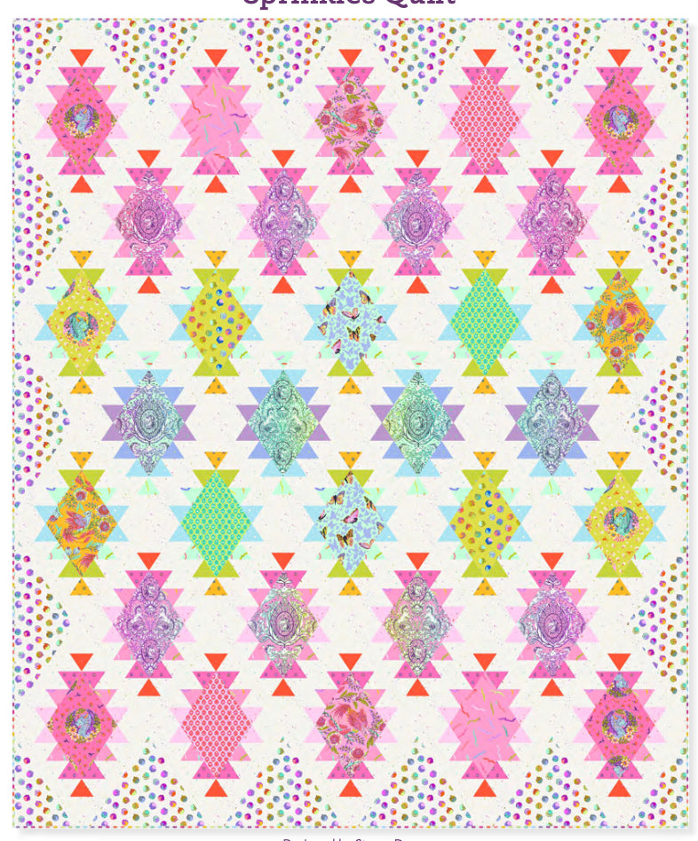 Hex On The Beach Quilt Kit – Strawberry Quiltcake