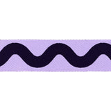 PRE-ORDER Big Squiggle in Ultraviolet 1-1/2" Webbing