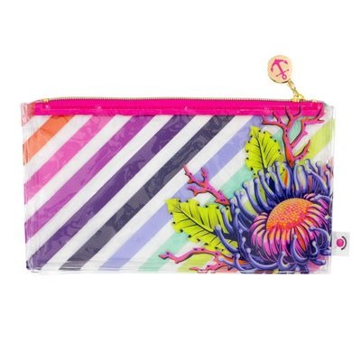PRE-ORDER Tula Pink Floral Reef Pencil Pouch