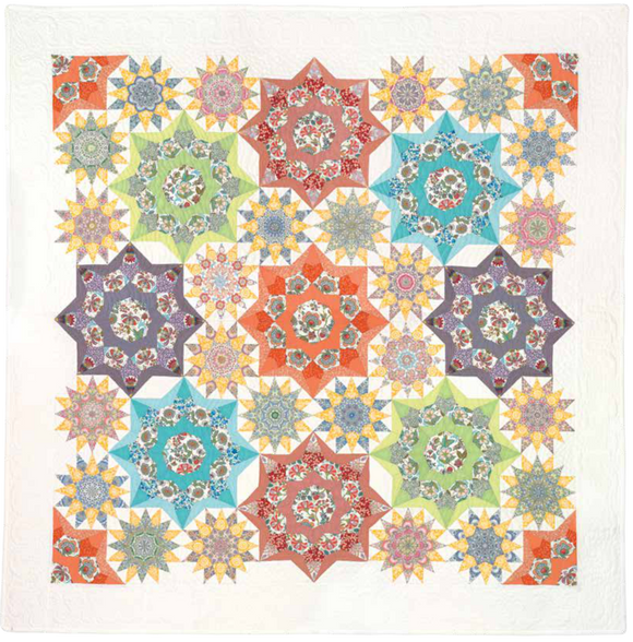 Celestial Star Quilt EPP Pattern Set