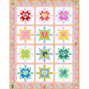Heart Burst Quilt Kit featuring Besties
