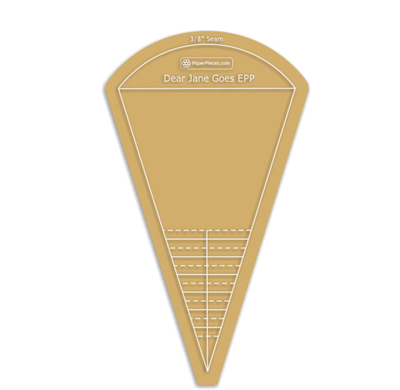 Dear Jane Acrylic Template Scallop Edge