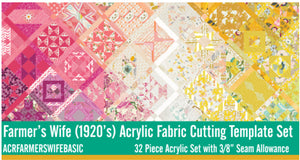 The Farmer's Wife Sampler Quilt Acrylic Template Set