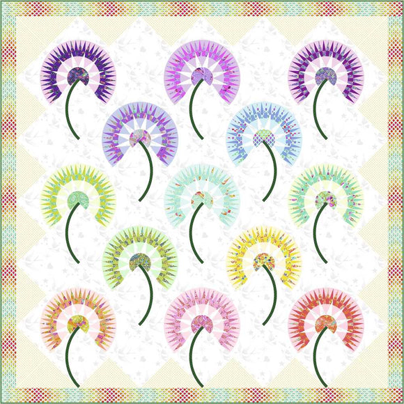 Just Dandy Quilt Kit featuring Tiny Beasts by Tula Pink