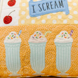 Two Scoops Bench Pillow Embroidery Kit