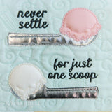 Two Scoops Bench Pillow Embroidery Kit