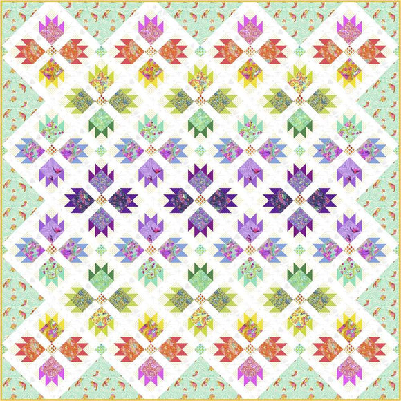 Lend A Paw Quilt Kit featuring Tiny Beasts by Tula Pink