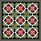 Merry and Bright Quilt Kit featuring Holiday Homies Flannel by Tula Pink