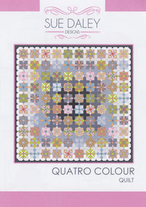 Quatro Colour Quit Pattern by Sue Daley