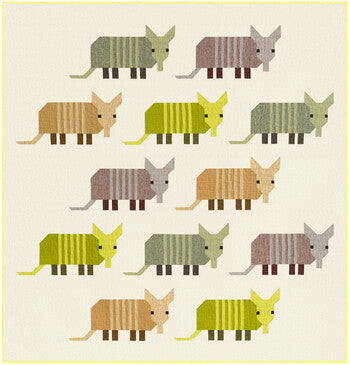 Armadillos Quilt Kit by Elizabeth Hartman