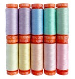 Unicorn Poop Small Aurifil Thread Set by Tula Pink