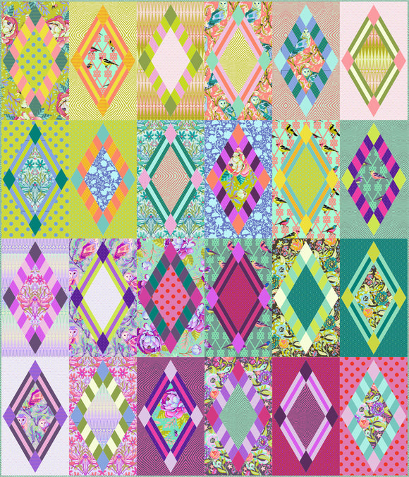 Rise & Shine Quilt Kit featuring Moon Garden