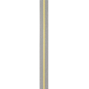 Black and White Gold Coil Zippers