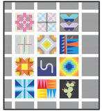 Kona Cotton Designer BOM 2018 Quilt Kit