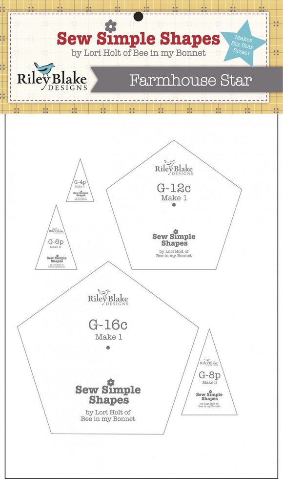 Farmhouse Star Template Set