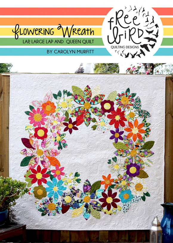 Flowering Wreath Quilt Pattern Set
