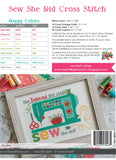 Sew She Did Cross Stitch Pattern by Lori Holt