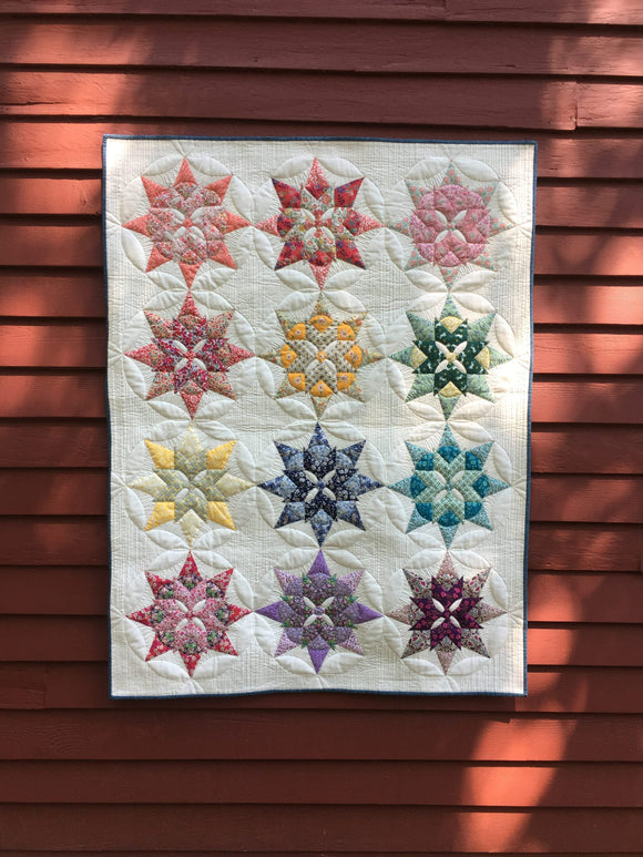 NEW Blooming Star Quilt Pattern Complete Set by Brimfield Awakening