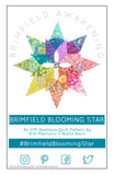 NEW Blooming Star Quilt Pattern by Brimfield Awakening