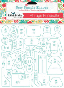PRE-ORDER Vintage Housewife Sew Simple Shapes Template Set by Lori Holt