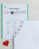 Love Notes Mystery Quilt Kit - EMBROIDERY by KimberBell