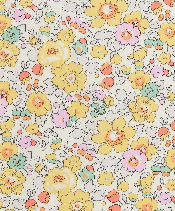 Betsy Yellow Liberty London Tana Lawn