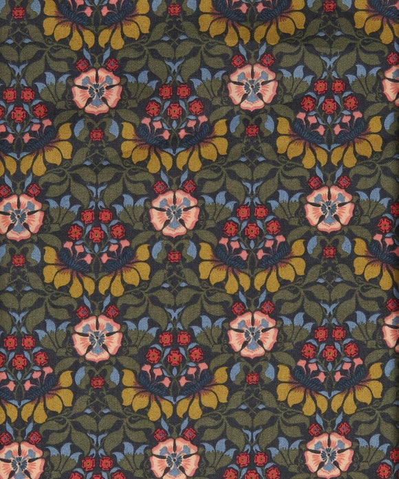 Persephone Green Liberty London Tana Lawn