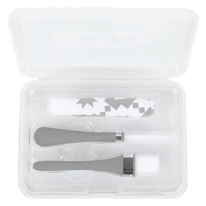 Oh Sew Clean Brush and Cloth Set Grey by Lori Holt